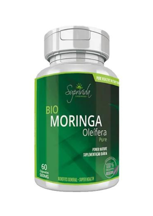 Bio Moringa Oleífera Pura 60 Cápsulas 500mg